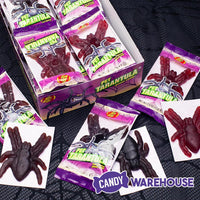 Jelly Belly Big Gummy Tarantula Spiders Candy Packs: 24-Piece Box - Candy Warehouse