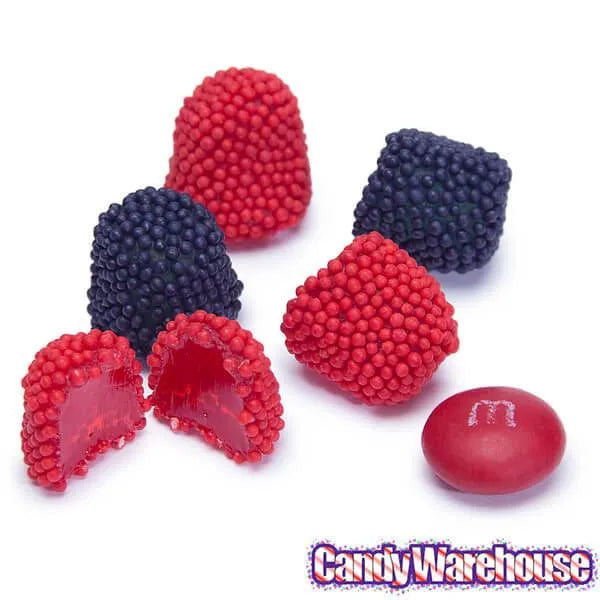 Jelly Belly Blueberry & Strawberry Gumdrops Candy: 10LB Case – Candy ...
