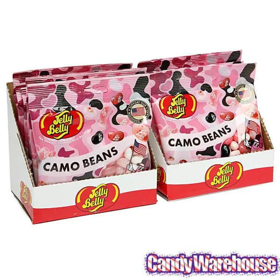 Jelly Belly Camo Jelly Beans 3.5Ounce Bags Pink 12Piece Display