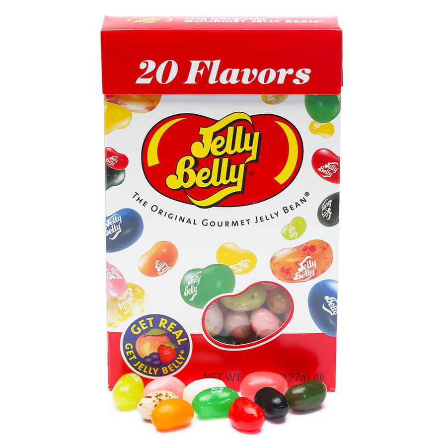Jelly Belly Candy 20 Flavors Jelly Beans 4.5Ounce Boxes 12Piece Case