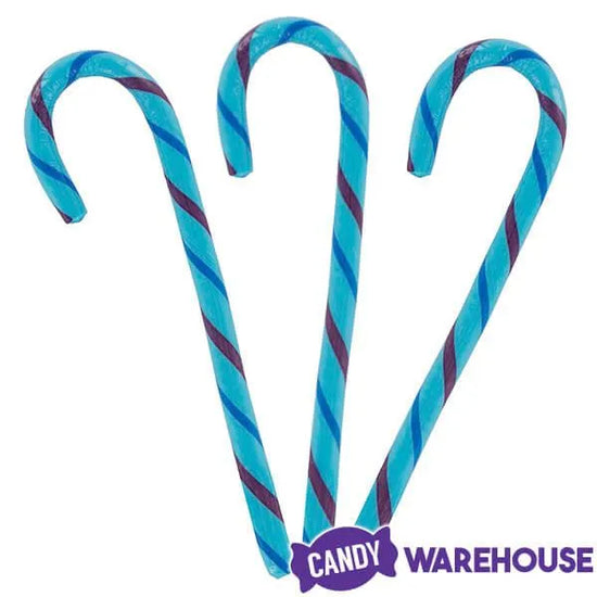 Jelly Belly Candy Canes Blueberry 80Piece Bucket Candy Warehouse