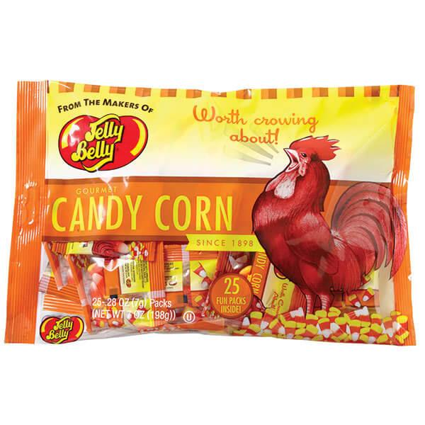 Jelly Belly Candy Corn Snack Packs: 25-Piece Bag - Candy Warehouse