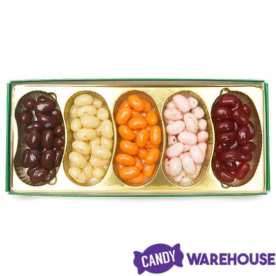 Jelly Belly Holiday 5 Flavors Jelly Beans Sampler 4.25Ounce Gift Box