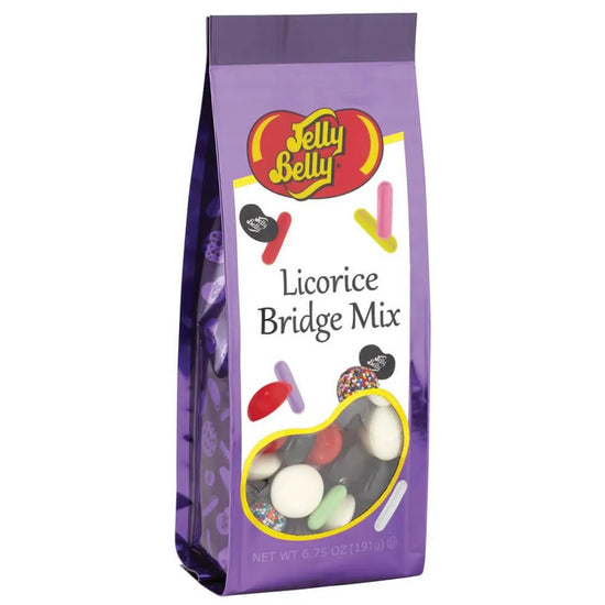 Jelly Belly Licorice Bridge Mix 6.75Ounce Bag Candy Warehouse
