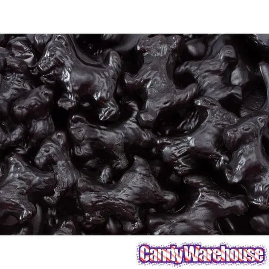 Jelly Belly Licorice Scottie Dogs Black 5LB Bag Candy Warehouse
