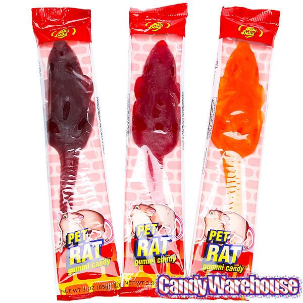 Jelly Belly Pet Rats Gummy Packs: 12-Piece Box - Candy Warehouse