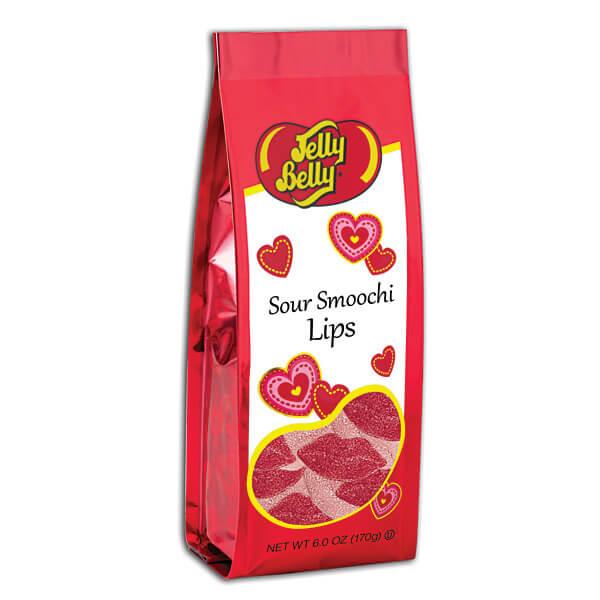 Jelly Belly Sour Smoochie Candy Lips: 6-Ounce Bag - Candy Warehouse