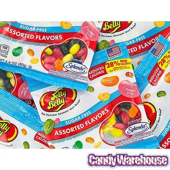 Jelly Belly Sugar Free Jelly Beans 2.8Ounce Bags Assorted 12Piece