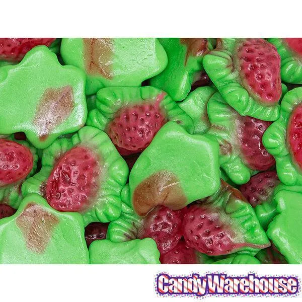 Jelly Filled Gummy Strawberries Candy 1KG Bag Candy Warehouse