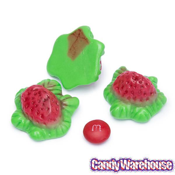 Jelly Filled Gummy Strawberries Candy: 1KG Bag - Candy Warehouse