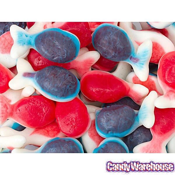 Jelly Filled Gummy Whales Candy: 1KG Bag - Candy Warehouse