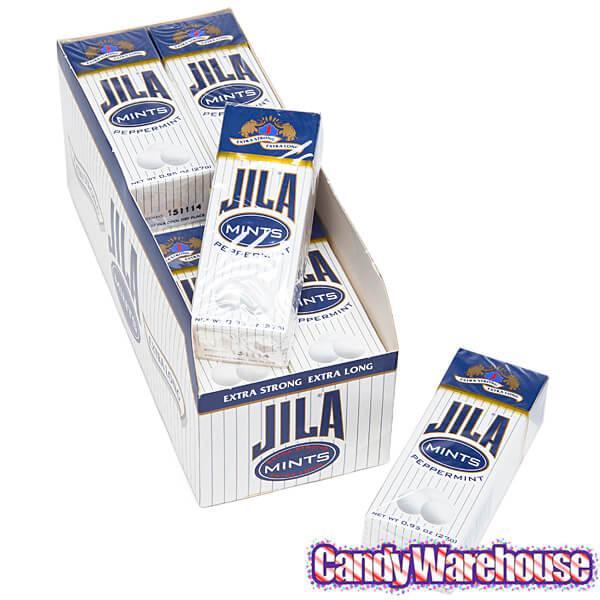 Jila Extra Strong Peppermints Packs: 12-Piece Box - Candy Warehouse