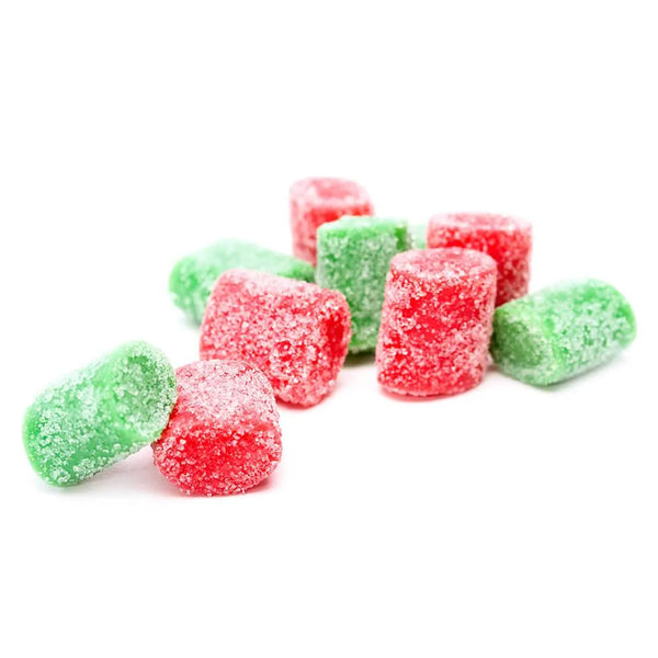 Jolly Rancher Gummies fruitgummies met 600mg THC omringd door verse vruchten