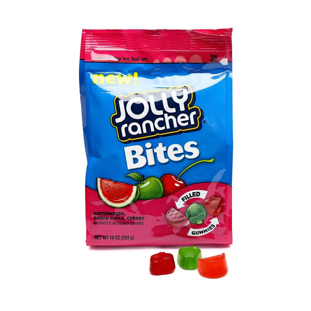Jolly Rancher Bites - Watermelon, Green Apple and Cherry: 8-Ounce Bag ...