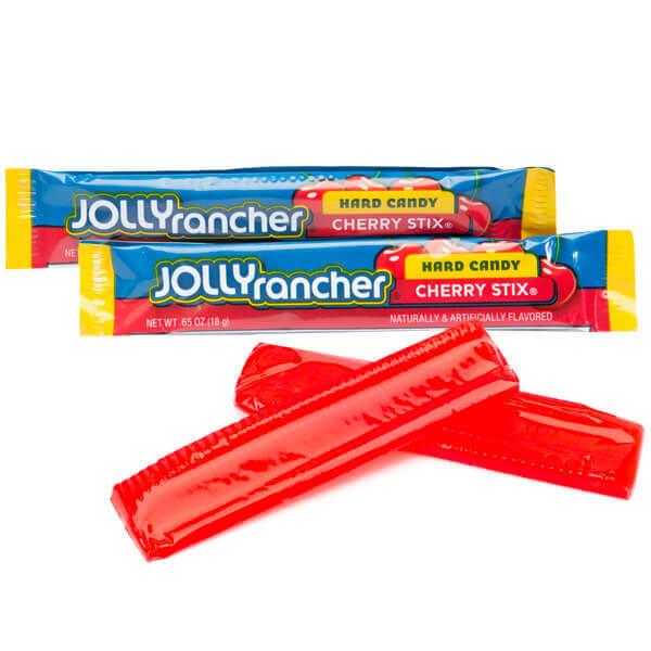 Jolly Rancher Candy Stix - Cherry: 36-Piece Box - Candy Warehouse
