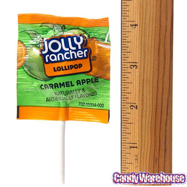 Jolly Rancher Caramel Apple Lollipops: 18-Piece Bag - Candy Warehouse
