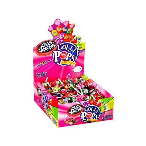Jolly Rancher Chew Lollipops: 100-Piece Box - Candy Warehouse