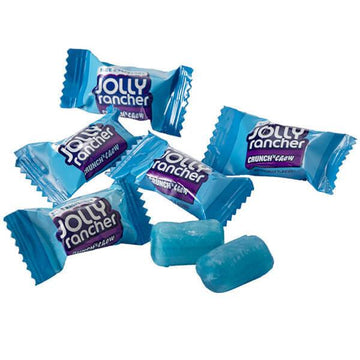 Jolly Rancher Crunch 'n Chew Candy - Blue Raspberry: 5LB Bag - Candy Warehouse