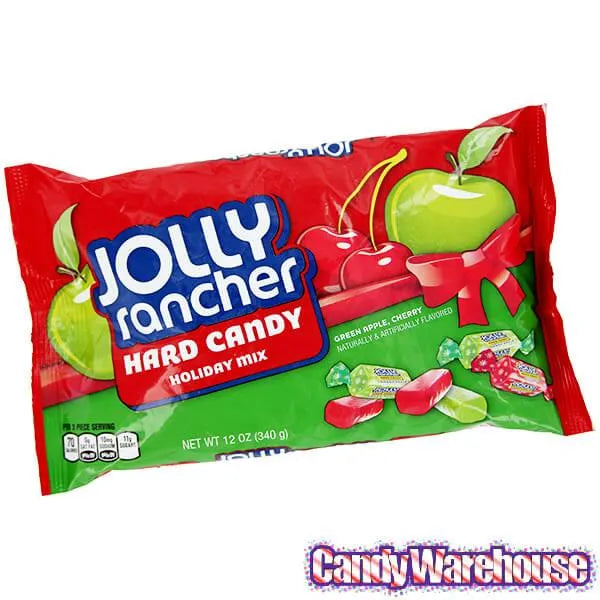 Jolly Rancher Hard Candy Holiday Mix 55Piece Bag Candy Warehouse