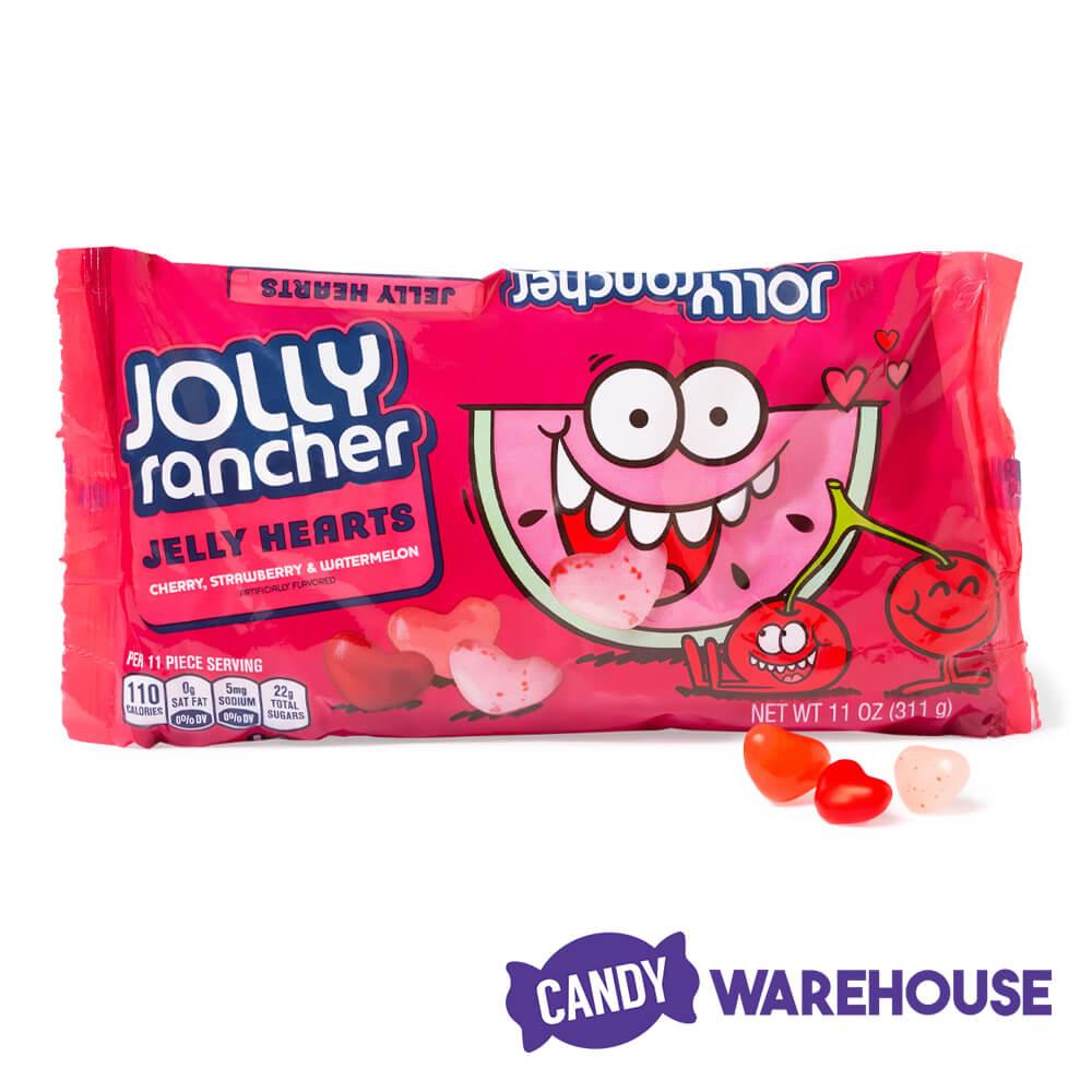 Jolly Rancher Jelly Hearts Candy: 11-Ounce Bag - Candy Warehouse