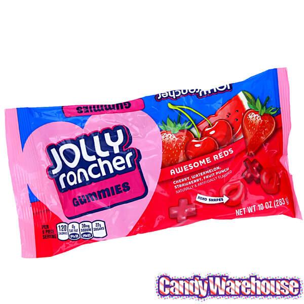 Jolly Rancher X's and O's Gummy Candy: 10-Ounce Bag - Candy Warehouse
