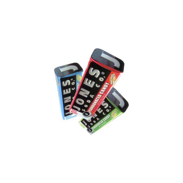 Jones Soda Carbonated Candy Tins: 24-Piece Assortment Box - Candy Warehouse