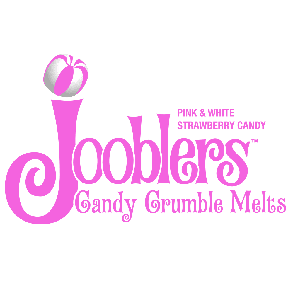 Jooblers Candy Crumble Melts - Strawberry: 160-Piece Tub - Candy Warehouse