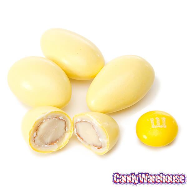 Jordan Almonds - Pastel Yellow: 5LB Bag - Candy Warehouse