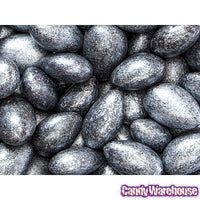 Jordan Almonds - Shimmer Black with Silver: 5LB Bag - Candy Warehouse