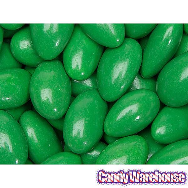 Jordan Almonds - Vibrant Green: 5LB Bag - Candy Warehouse