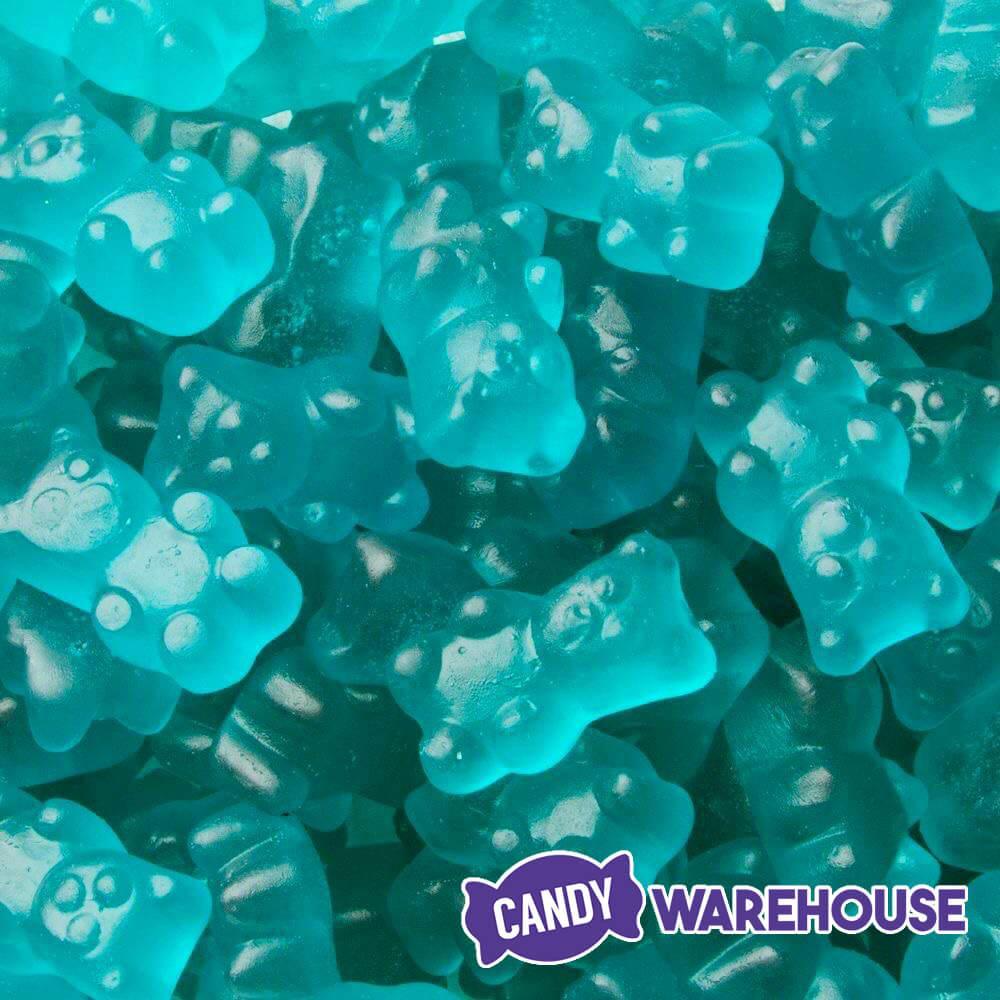 Jovy Blue Raspberry Gummy Bears: 5LB Bag - Candy Warehouse