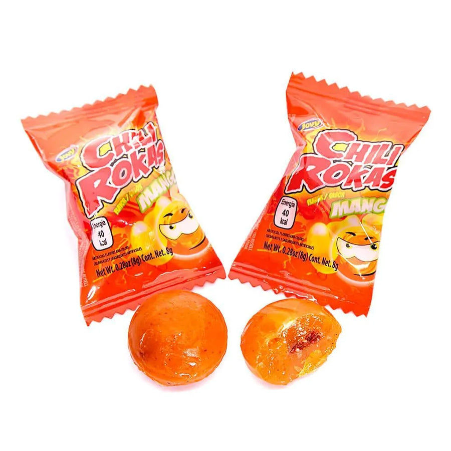 Choki Rokas Jovy Chili Rokas Revolcadas Hard Candy - Mango: 65-Piece Bag | Candy ...