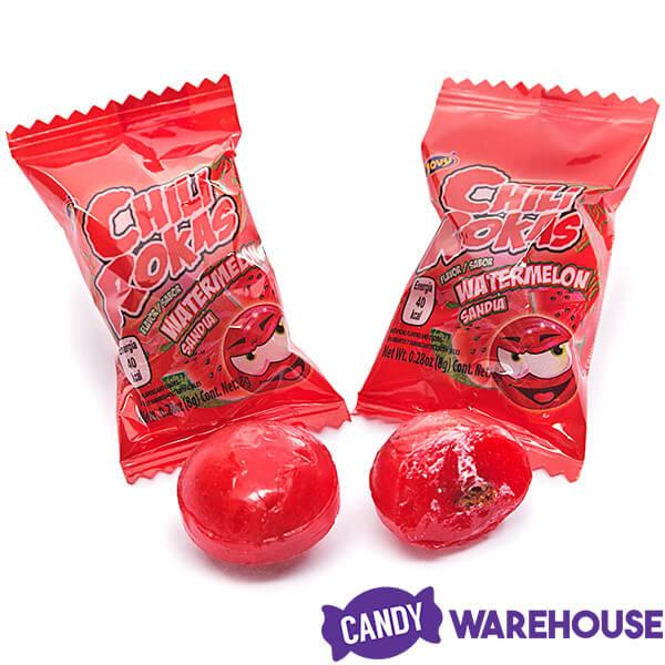 Jovy Chili Rokas Revolcadas Hard Candy - Watermelon: 65-Piece Bag - Candy Warehouse