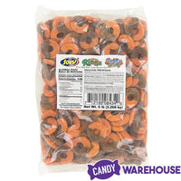 Jovy Crazy Gummy Rings Chamoy Candy - Green Apple: 5LB Bag - Candy Warehouse