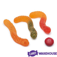 Jovy Crazy Gummy Worms Revolcado Tamarindo Candy: 5LB Bag - Candy Warehouse