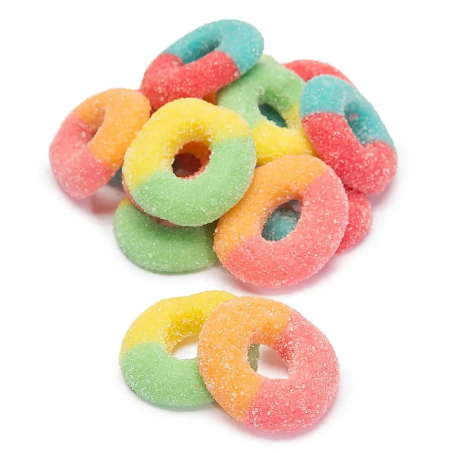 Jovy Neon Gummy Rings Candy: 5LB Bag – Candy Warehouse