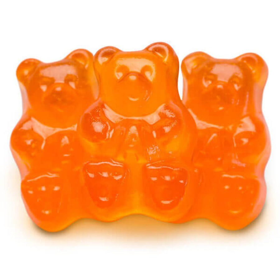 Jovy Orange Gummy Bears: 5LB Bag - Candy Warehouse