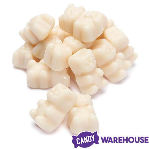 Jovy White Gummy Bears: 5LB Bag - Candy Warehouse