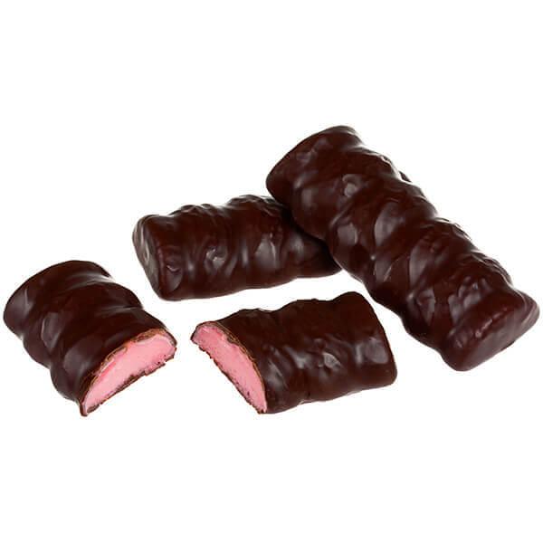 Joyva Cherry Marshmallow Chocolate Twists: 5LB Box - Candy Warehouse