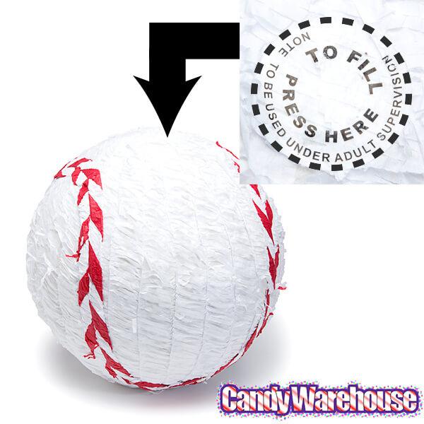Jumbo Baseball Pinata - Candy Warehouse