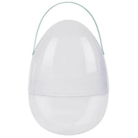 Jumbo Clear Plastic Easter Egg with Handle: 10-Inch - Candy Warehouse