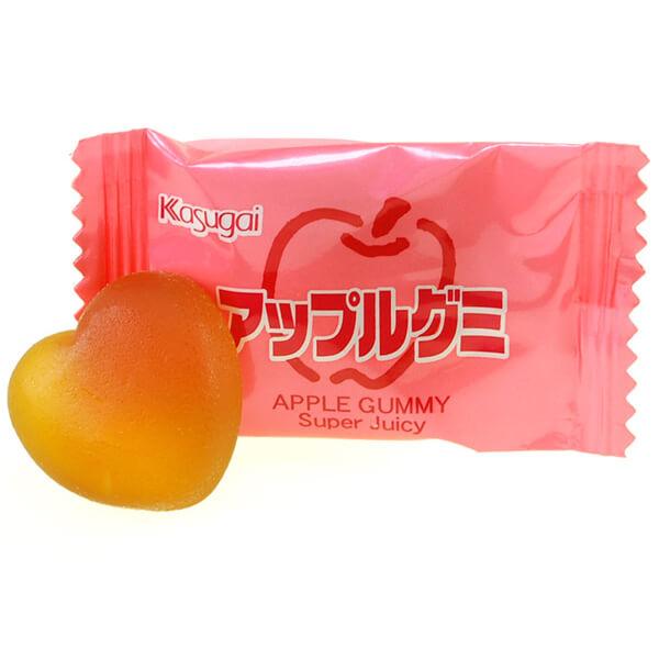 Kasugai Apple Gummy Candy: 24-Piece Bag - Candy Warehouse