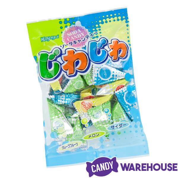 Kasugai Fizzing Soda Hard Candy: 4.41-Ounce Bag - Candy Warehouse