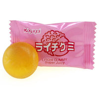 Kasugai Lychee Gummy Candy: 24-Piece Bag - Candy Warehouse