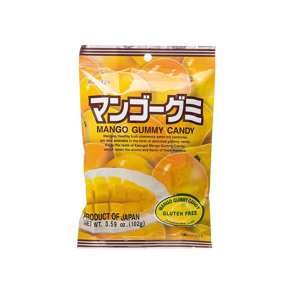Kasugai Mango Gummy Candy 20Piece Bag Candy Warehouse