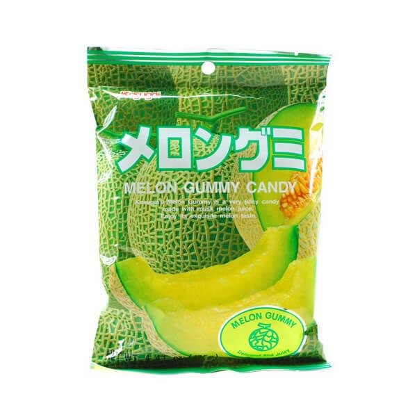 Kasugai Melon Gummy Candy: 24-Piece Bag - Candy Warehouse