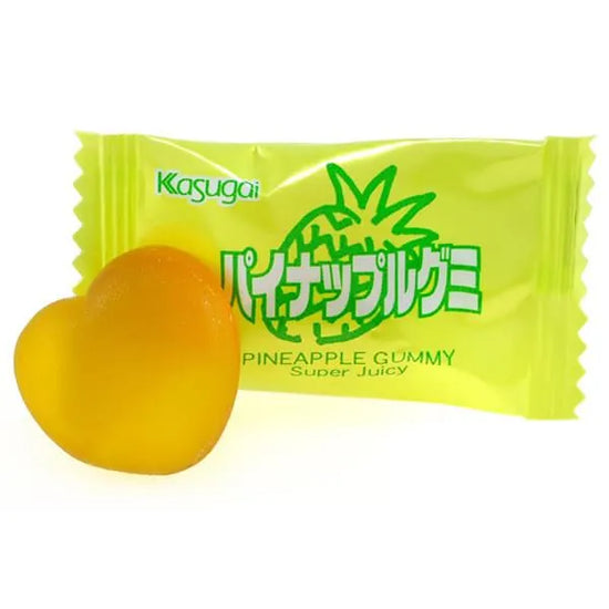 Kasugai Pineapple Gummy Candy 24Piece Bag Candy Warehouse