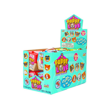 Kidsmania Puppy Love Candy and Surprise: 12-Piece Box - Candy Warehouse