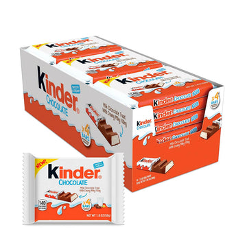 Kinder Chocolate 1.8-Ounce Candy Bars: 18-Piece Box