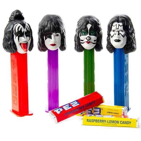 KISS PEZ Candy Dispensers: 4-Piece Collector's Tin - Candy Warehouse
